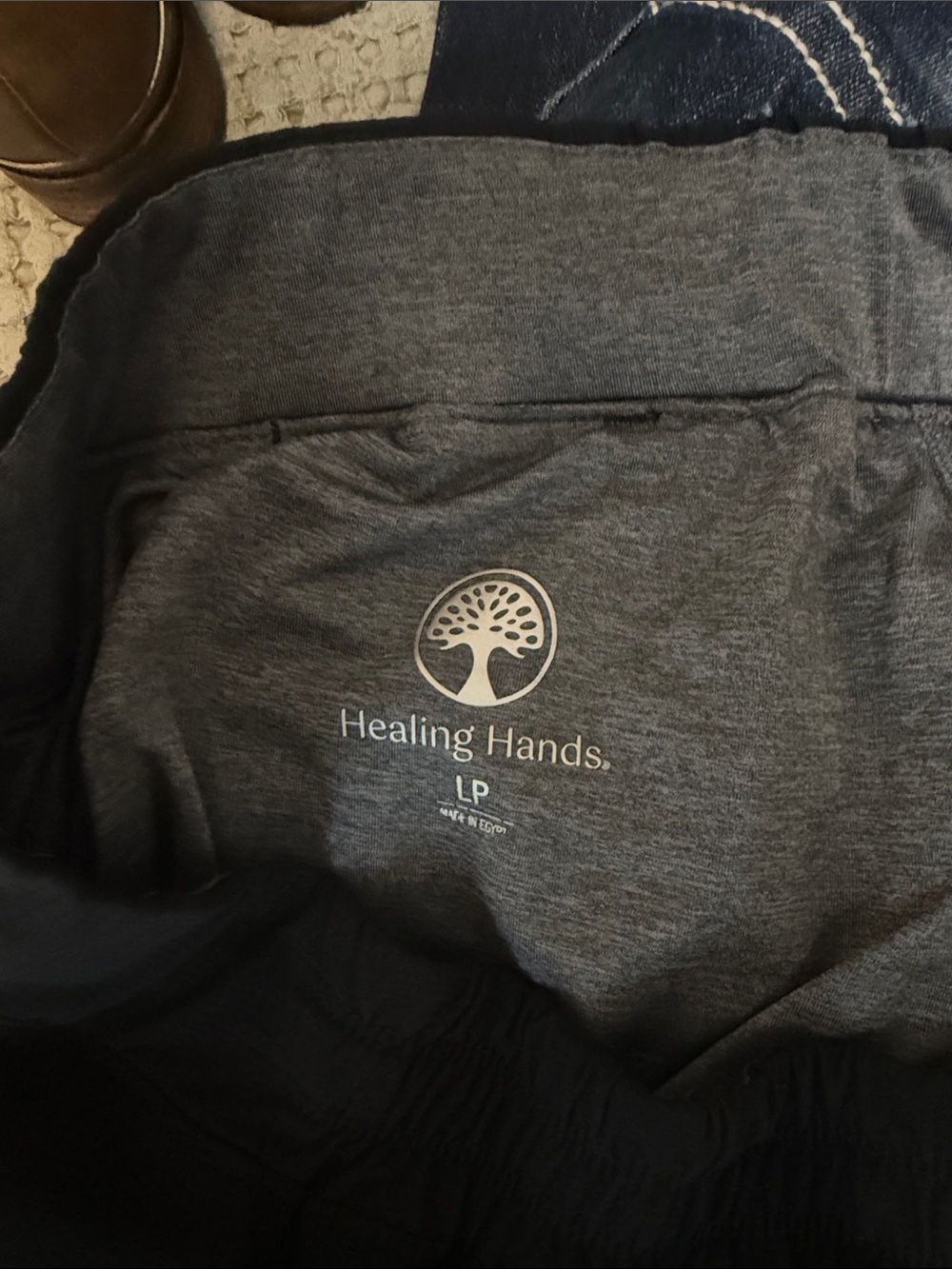 healing hands Black Drawstring Jogger Pants - Picture 4 of 4